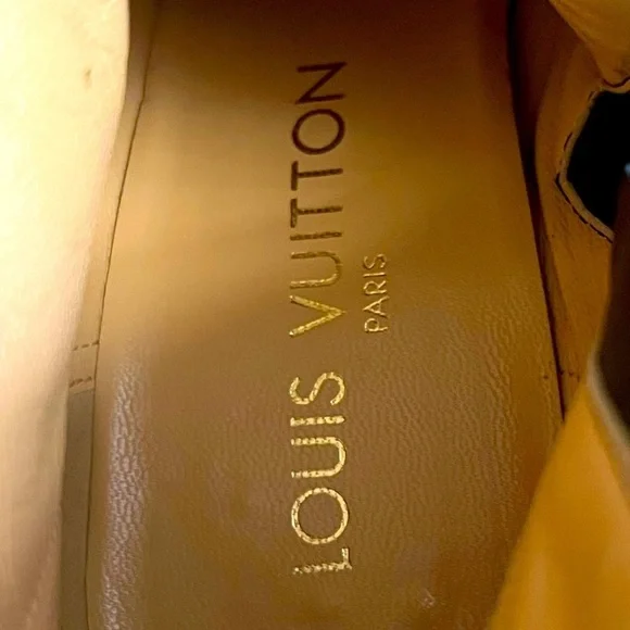 ❤️ LOUIS VUITTON🌷HOST PICK🌷LEATHER ANKLE BOOTS BLACK 6.5 (36.5) - Picture 13 of 16